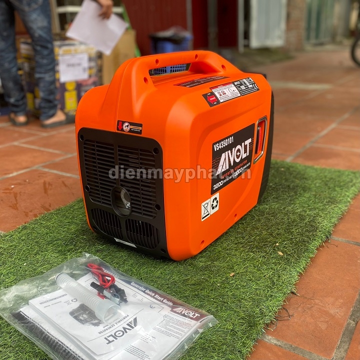 Máy Phát Điện Chạy Xăng Siêu Cách Âm Aivolt 3Kw VS4350101 Inverter