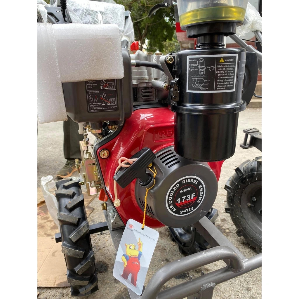 Máy Xới Đất Chạy Dầu 5.0HP Weima WM1000NA Chuyển Hướng