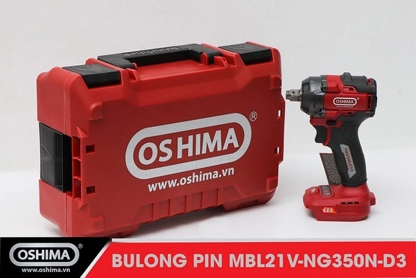 Máy Mở Bu Lông Oshima Pin Lithium MBL21V-NG350N-D3