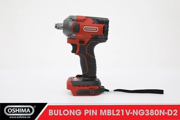 Máy Mở Bu Lông Oshima Pin Lithium MBL21V-NG380N-D5