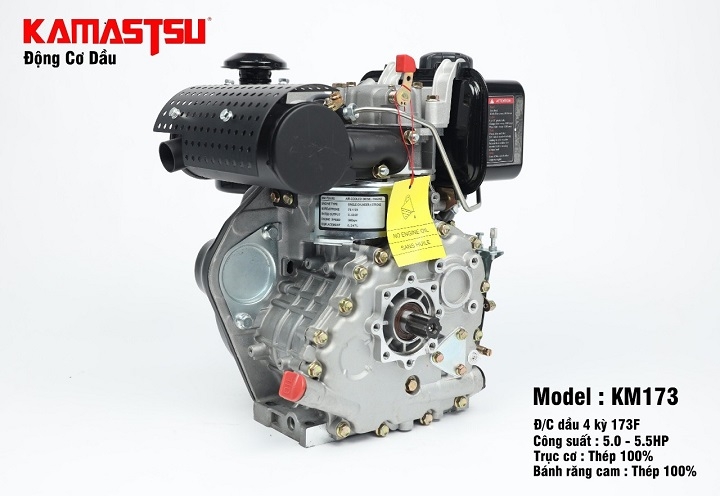 Máy nổ chạy dầu 5HP KAMASTSU KM173