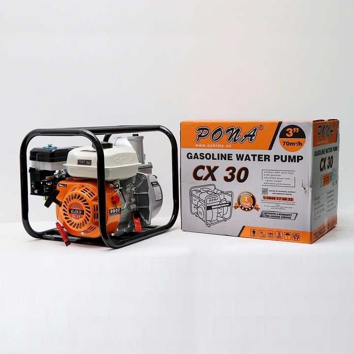 Máy bơm nước chạy xăng PONA CX 30 6.5HP