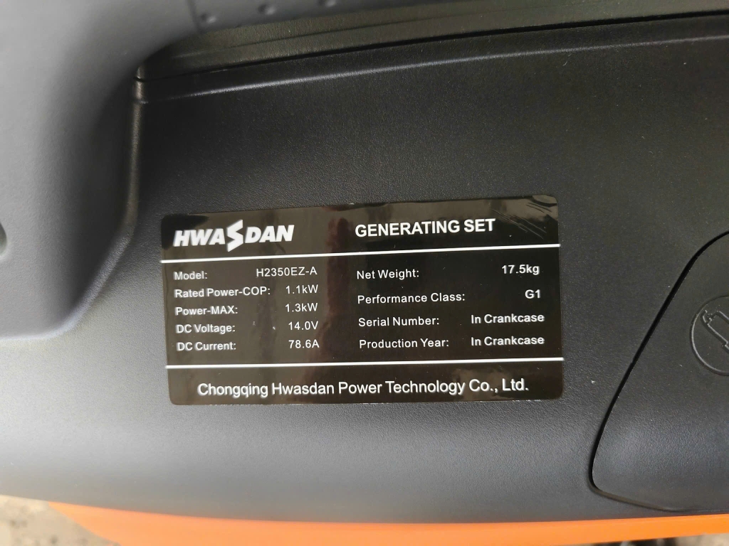 Máy phát điện sạc bình ác quy xe tải 12V Hwasdan 1.3Kw H2350EZ-A inverter