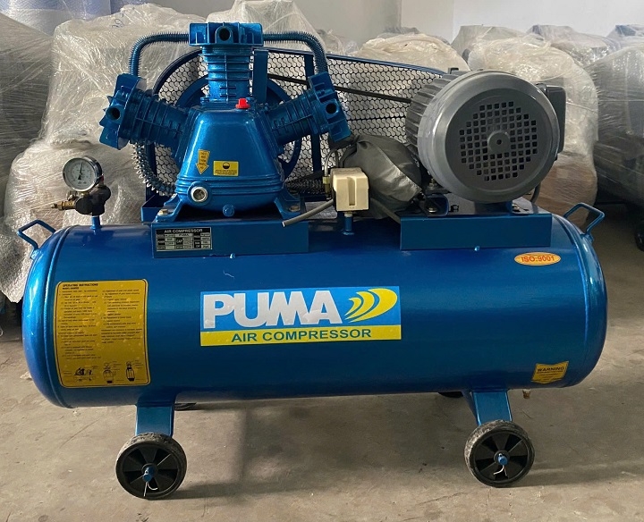 Máy nén khí dây đai Puma 3HP 100L PK 20100 1 pha