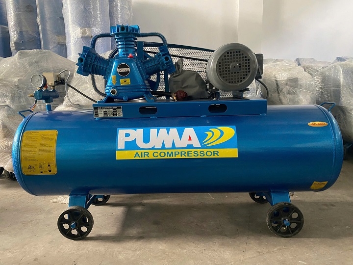 Máy nén khí dây đai Puma 4HP 200L PK 3065 1 pha