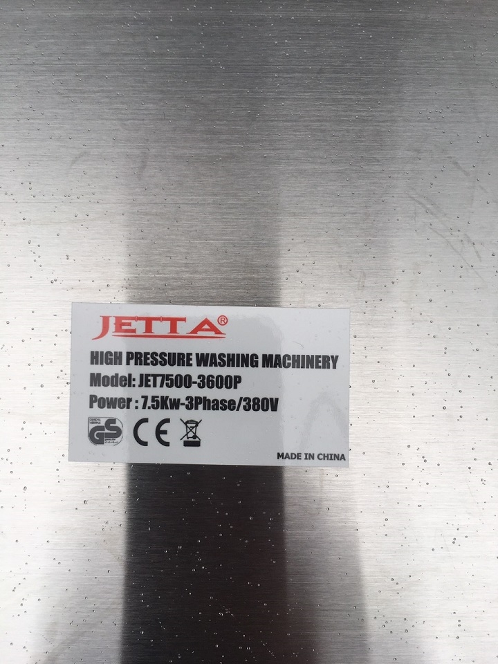Máy rửa xe cao áp JETTA JET7500-3600P 7.5KW 3600PSI