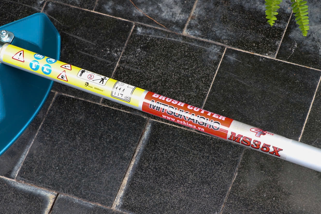 Máy cắt cỏ Mitsukaisho MS35X 1000W Xanh dương 4 thì
