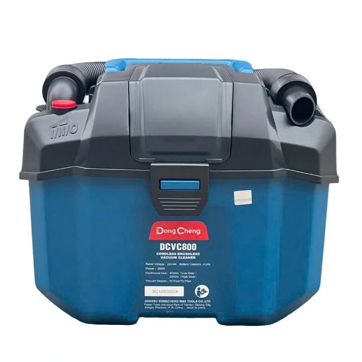Máy hút bụi dùng pin 20V DONGCHENG DCVC800 - Bộ 1 pin 4a sạc thùng nhựa