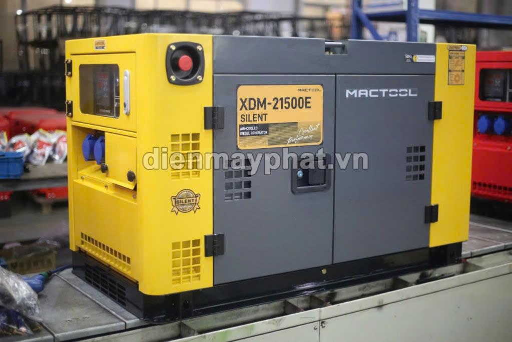 Máy phát điện chạy dầu Mactool 16KW XDM-21500E