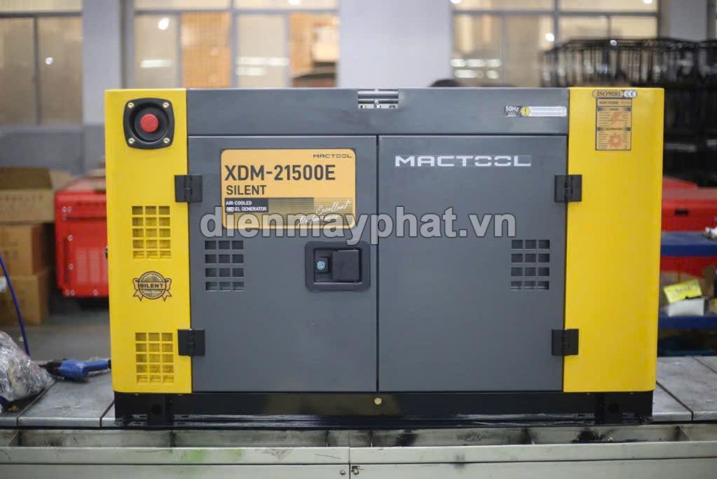 Máy phát điện chạy dầu Mactool 16KW XDM-21500E