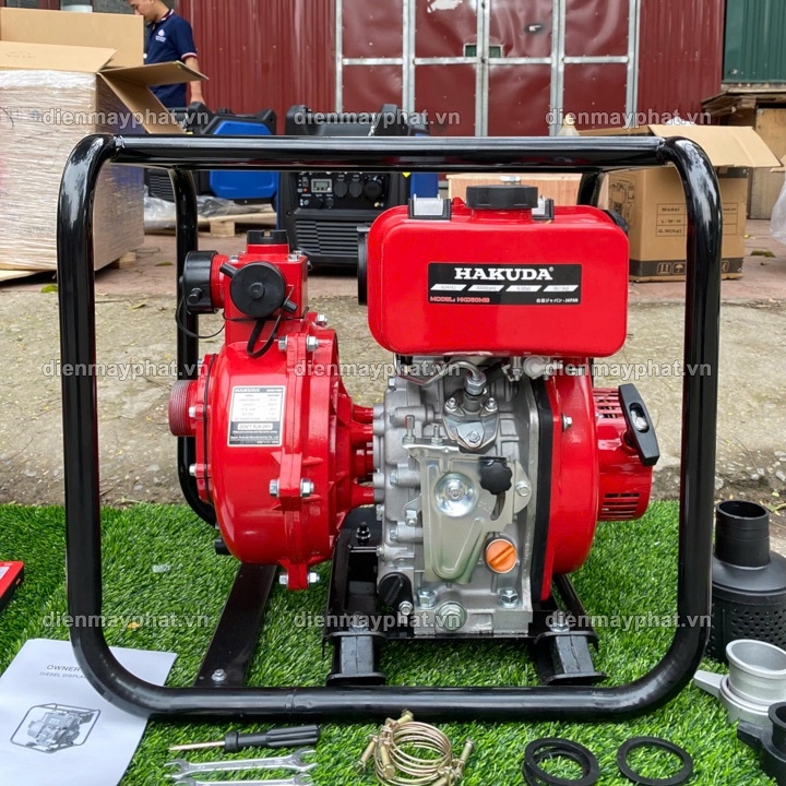 Máy bơm nước cứu hỏa chạy dầu HAKUDA 6.5HP HKD50MB