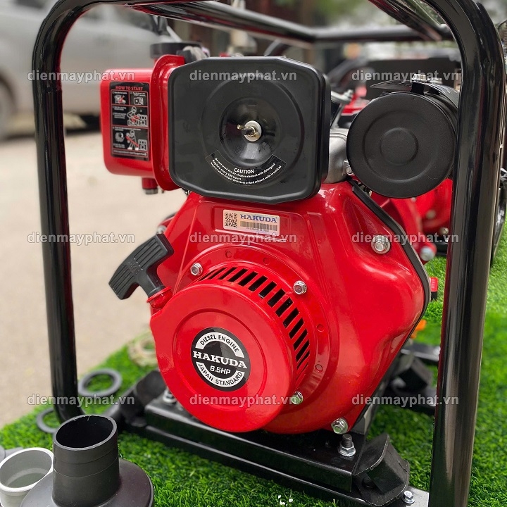 Máy bơm nước cứu hỏa chạy dầu HAKUDA 6.5HP HKD50MB