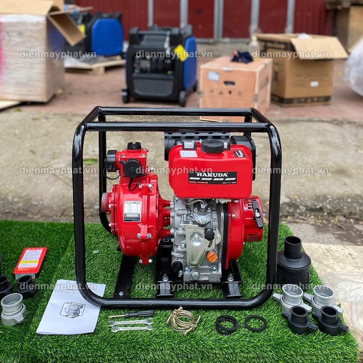 Máy bơm nước cứu hỏa chạy dầu HAKUDA 6.5HP HKD50MB