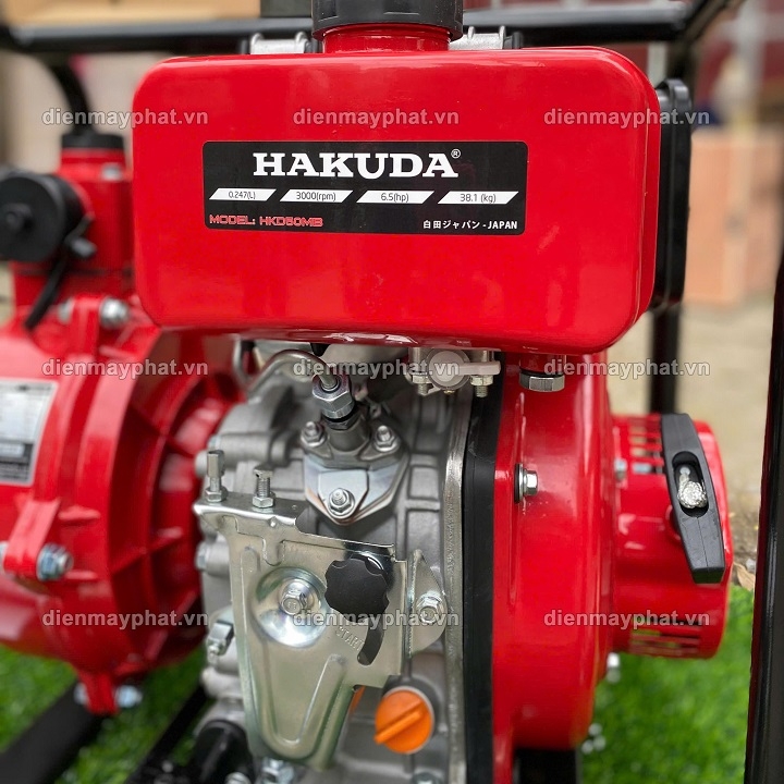 Máy bơm nước chạy dầu cao áp HAKUDA 6.5HP HKD50MB