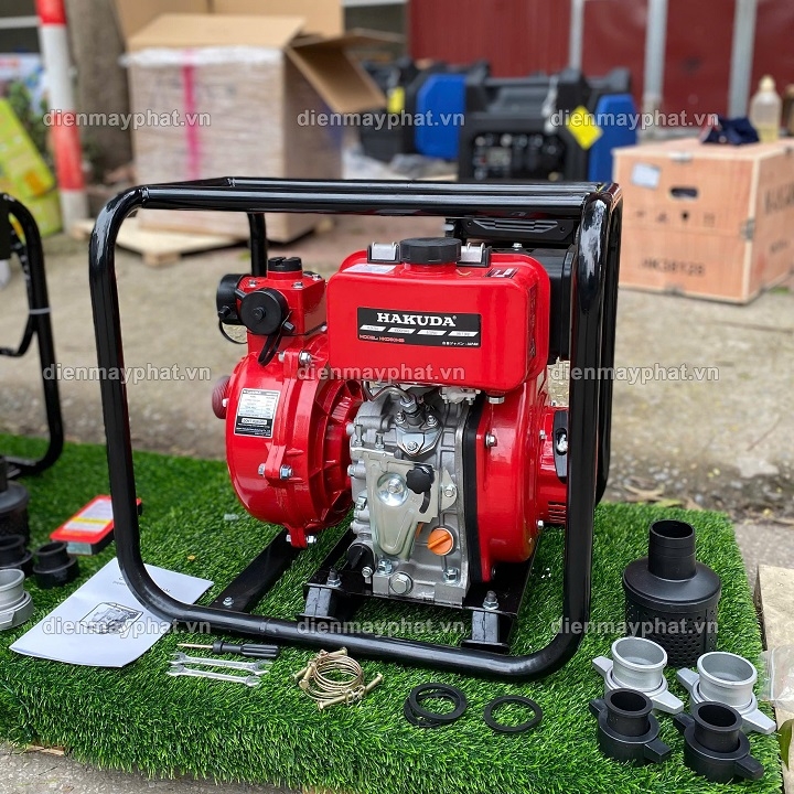 Máy bơm nước chạy dầu cao áp HAKUDA 6.5HP HKD50MB