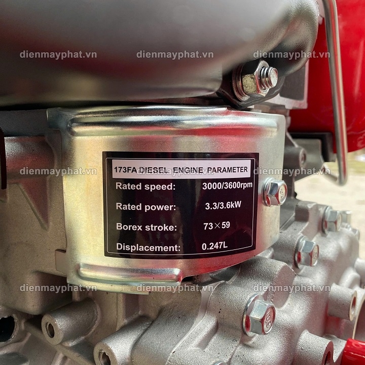 Máy bơm nước cứu hỏa chạy dầu HAKUDA 6.5HP HKD50MB