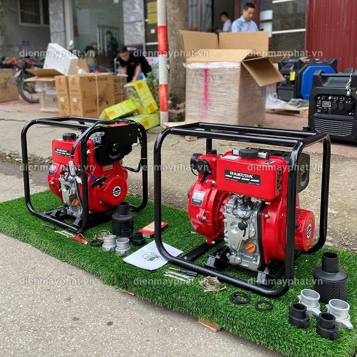 Máy bơm nước cứu hỏa chạy dầu HAKUDA 6.5HP HKD50MB