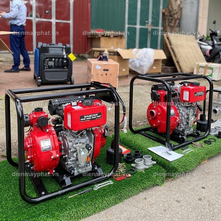 Máy bơm nước chạy dầu cao áp HAKUDA 6.5HP HKD50MB