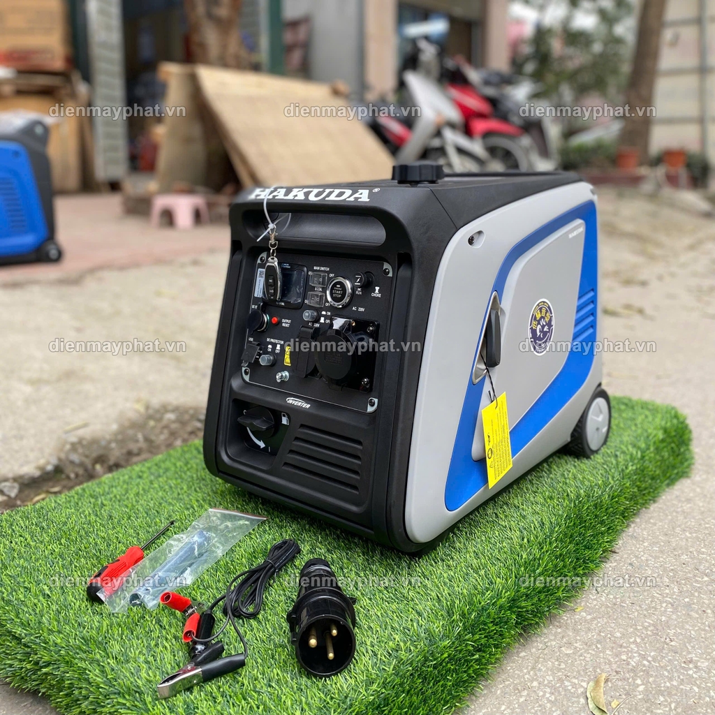 Máy phát điện chạy xăng HAKUDA 5KW GS5000IE Inverter