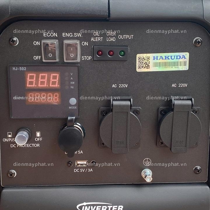 Máy phát điện chạy xăng HAKUDA 3KW HKD3500i Inverter