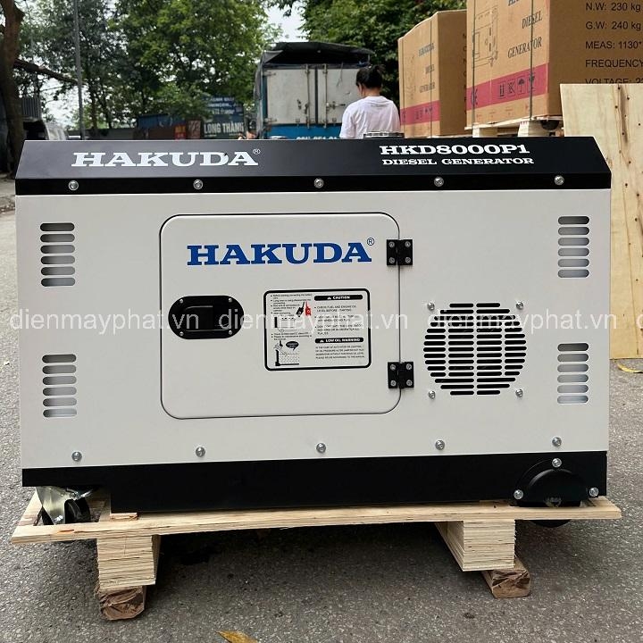 Máy phát điện chạy dầu gia đình 8Kw HAKUDA HKD8000P1
