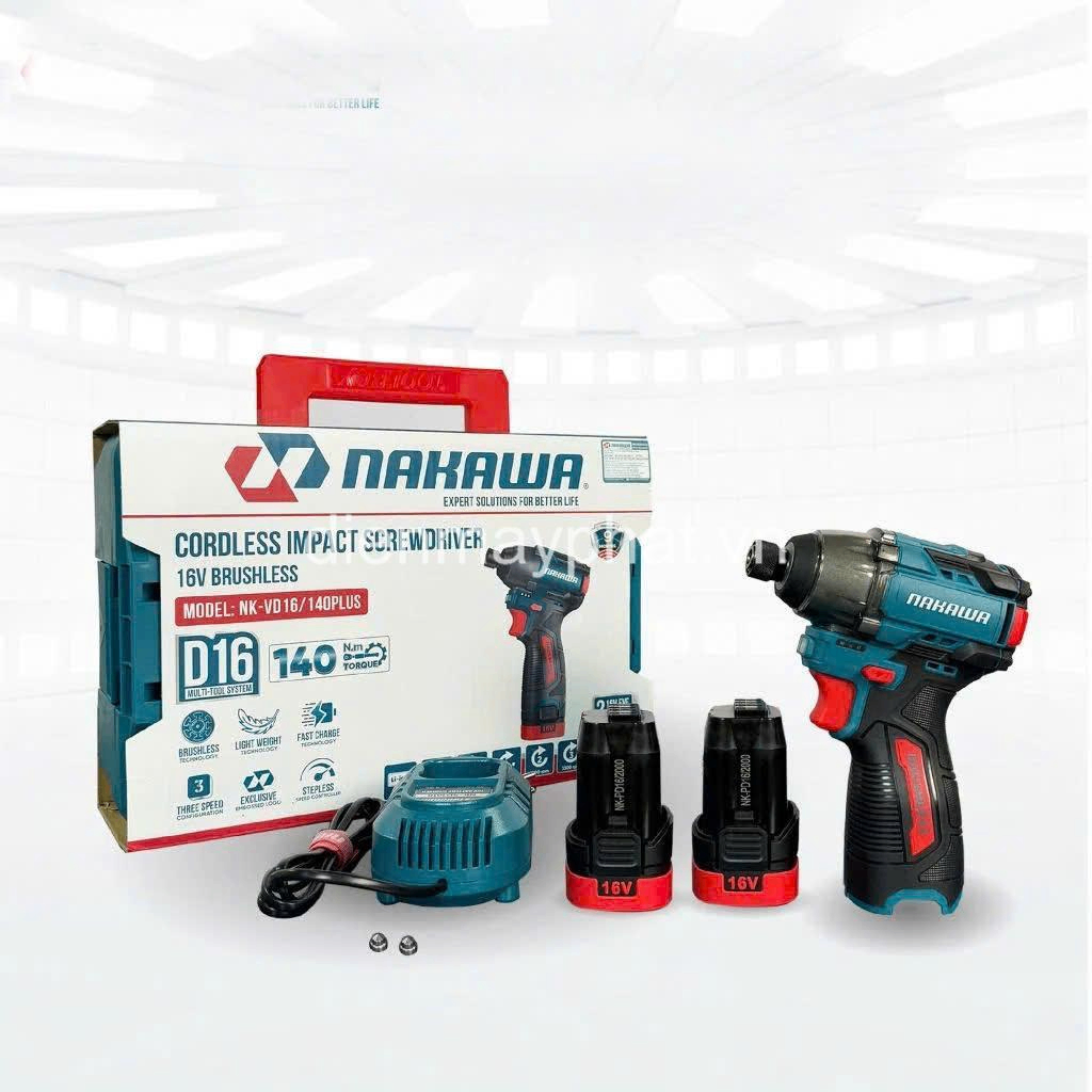 Máy siết vít dùng pin 16v NAKAWA NK-VD16/140PLUS