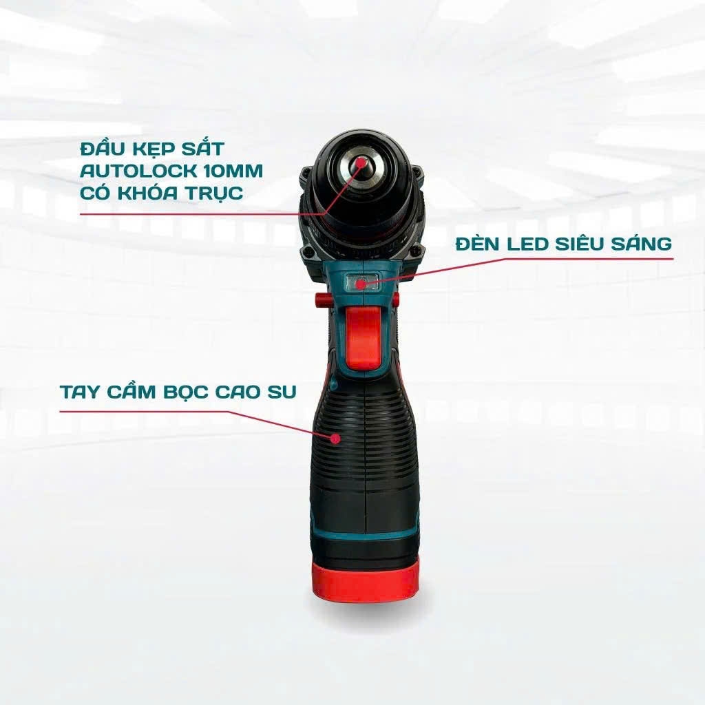 Máy khoan pin 3 chức năng 16V NAKAWA NK-KD1610/60PLUS