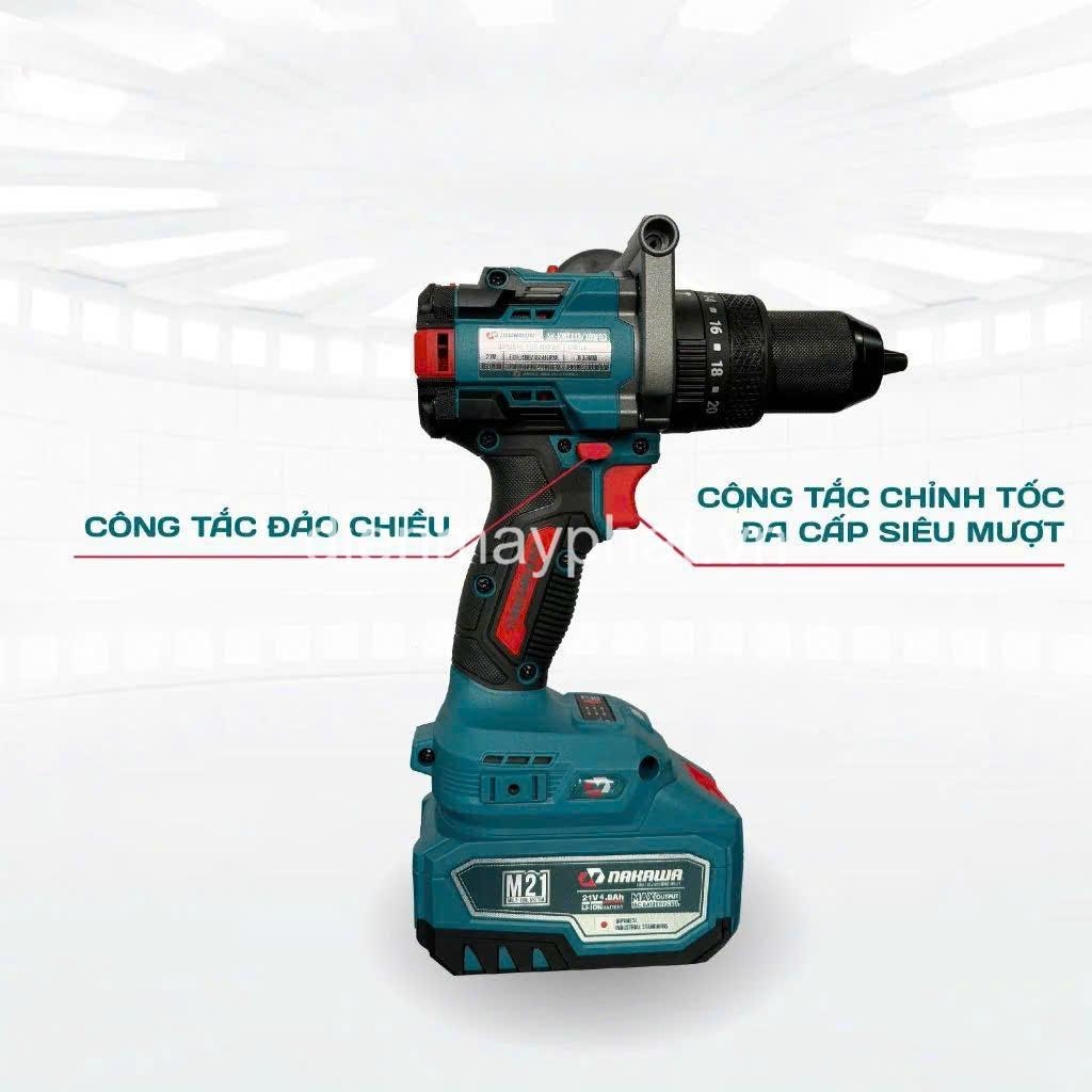 Máy khoan pin 3 chức năng NAKAWA NK-KM2113/160PRO 21V