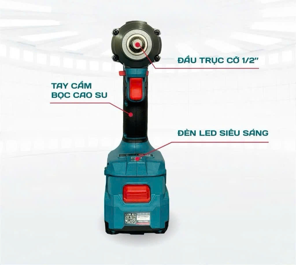 Máy siết bu lông dùng pin 21v NAKAWA NK-BM21/350PRO