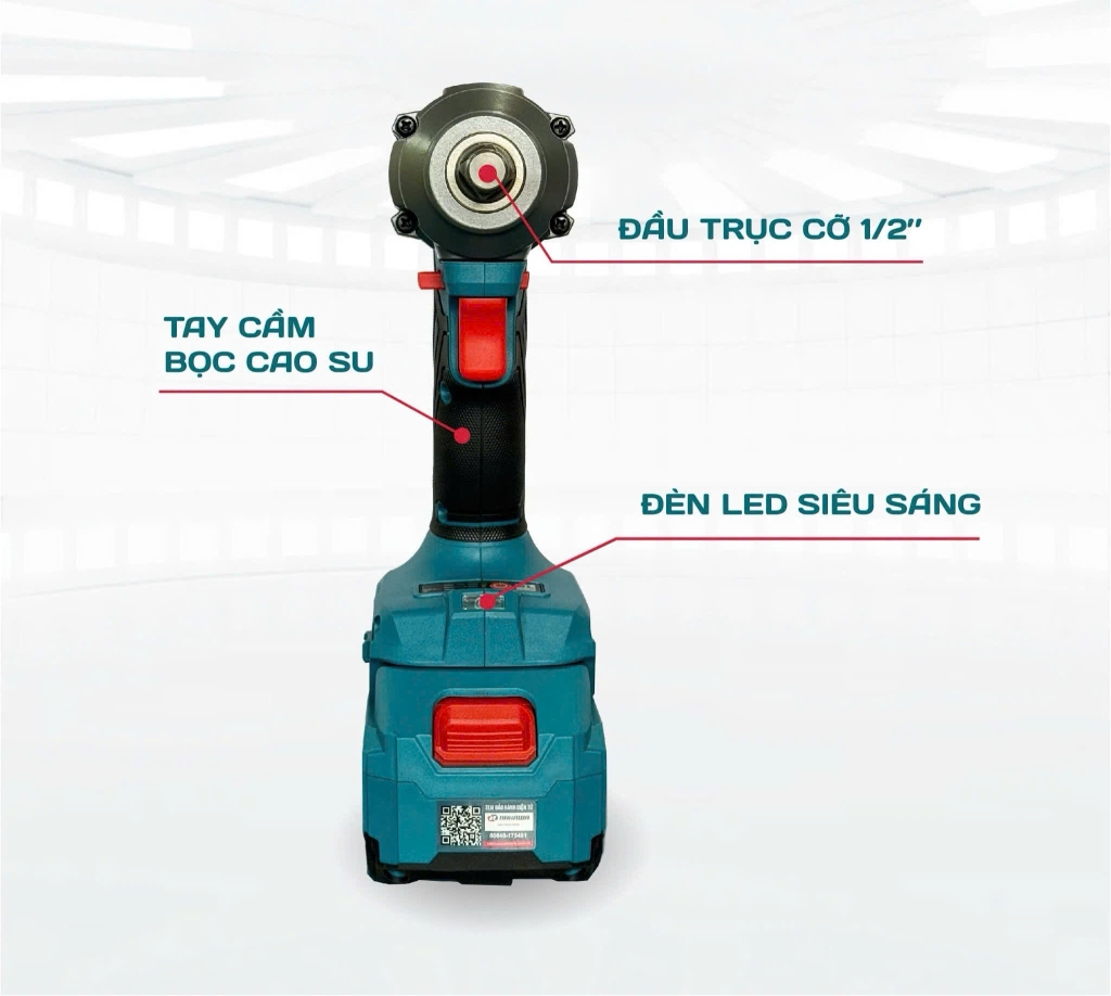 Máy siết bu lông dùng pin NAKAWA NK-BM21/550PRO 21v