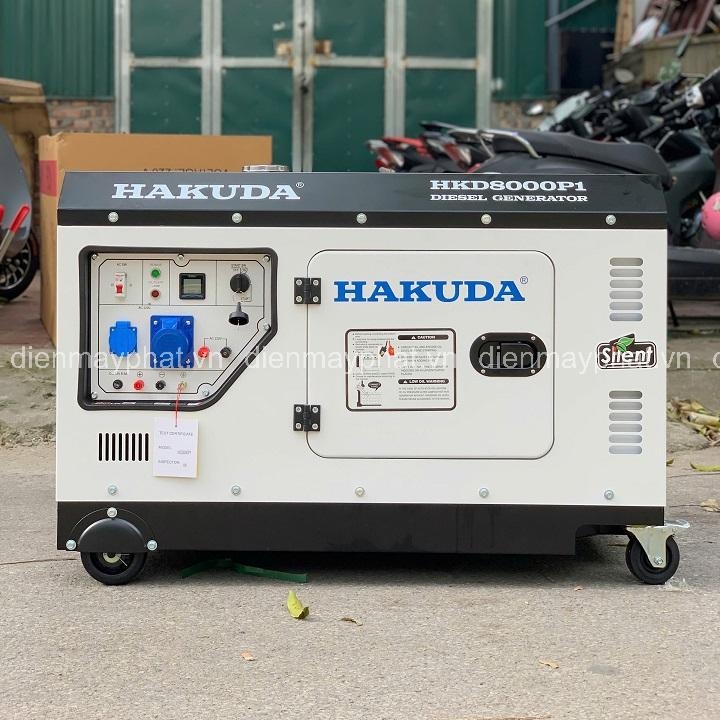 Máy phát điện chạy dầu gia đình 8Kw HAKUDA HKD8000P1