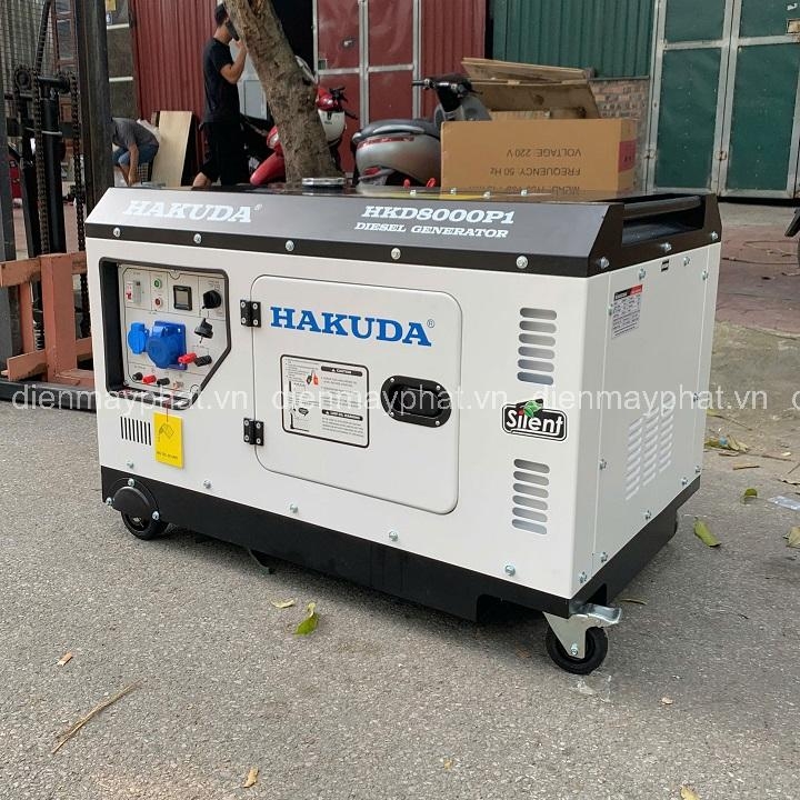 Máy phát điện chạy dầu gia đình 8Kw HAKUDA HKD8000P1