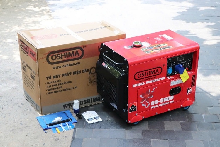 Máy phát điện chạy dầu Oshima OS6500 5KW chống ồn