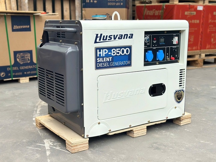 Máy phát điện chạy dầu HUSVANA HP-8500 7KW