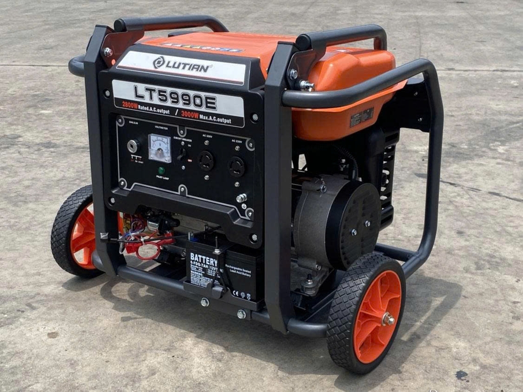 Máy phát điện chạy xăng LUTIAN 3KW LT5990E có đề