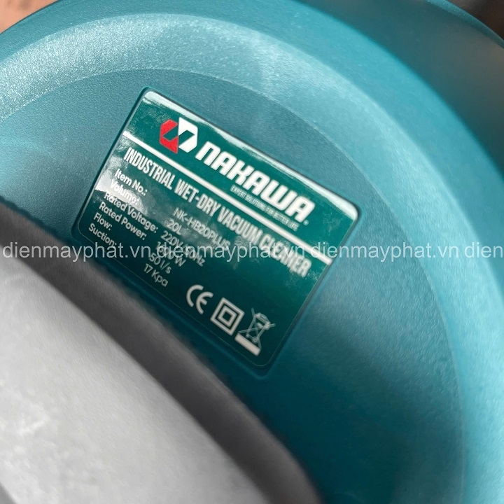 Máy hút bụi NAKAWA NK-HB20PLUS khô ướt thổi bụi 1600W 20L