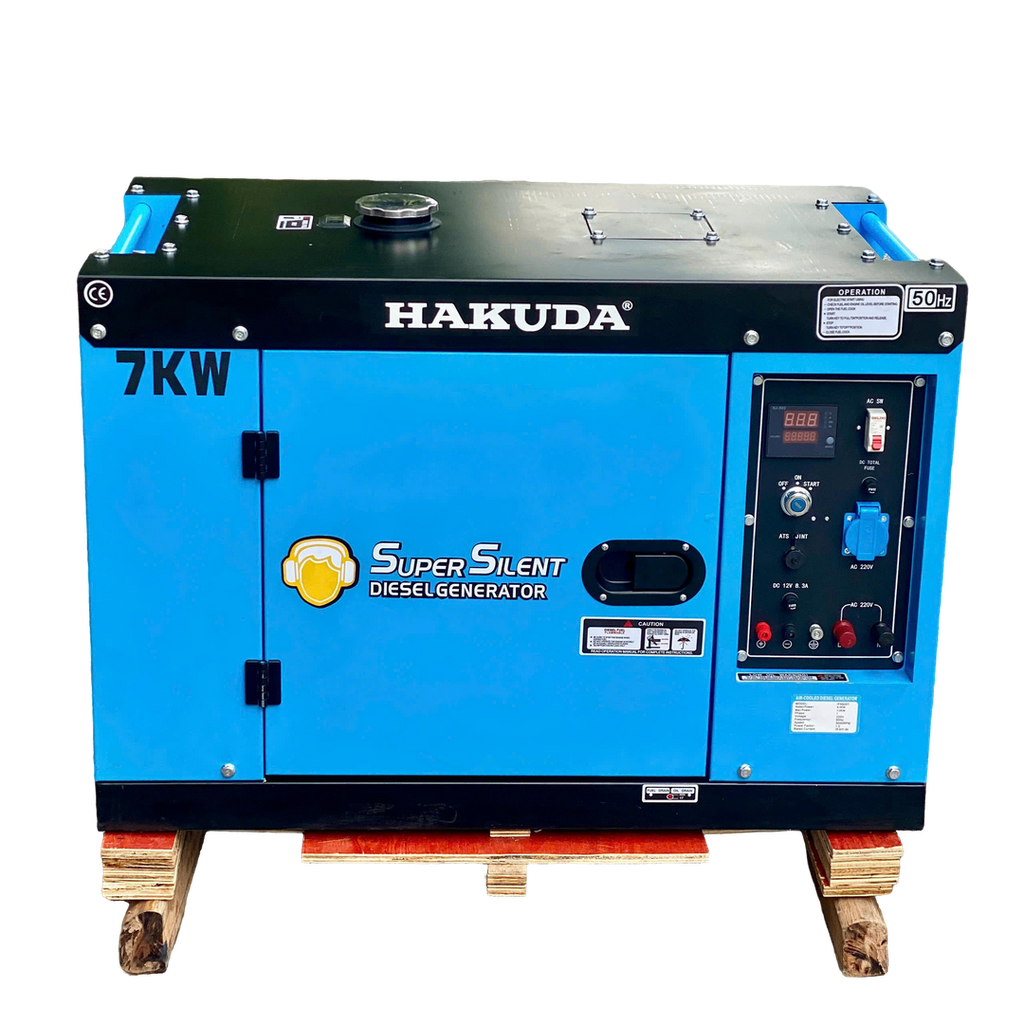 Máy phát điện gia đình chạy dầu HAKUDA 7kW HKD7001P1
