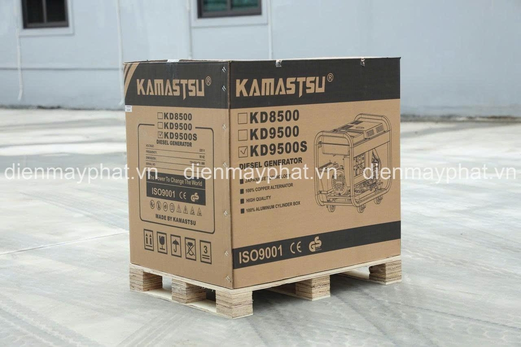 Máy phát điện chạy dầu KAMATSU 8KW KD9500S