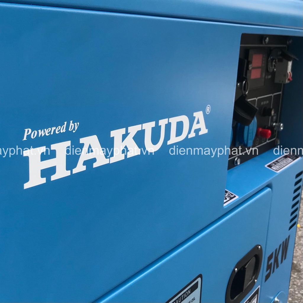 Máy phát điện chạy dầu HAKUDA HKD5000P1 5KW