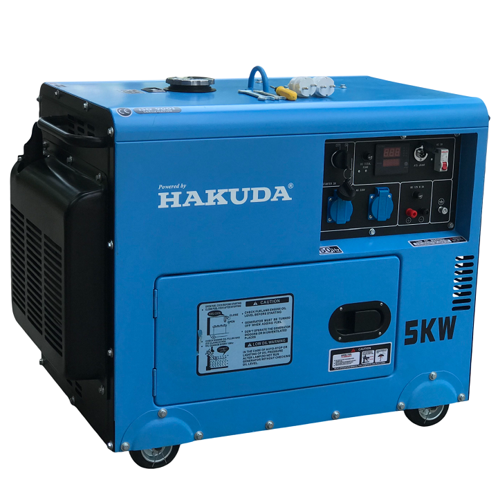 Máy phát điện chạy dầu HAKUDA HKD5000P1 5KW
