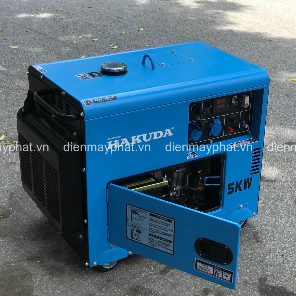 Máy phát điện chạy dầu HAKUDA HKD5000P1 5KW