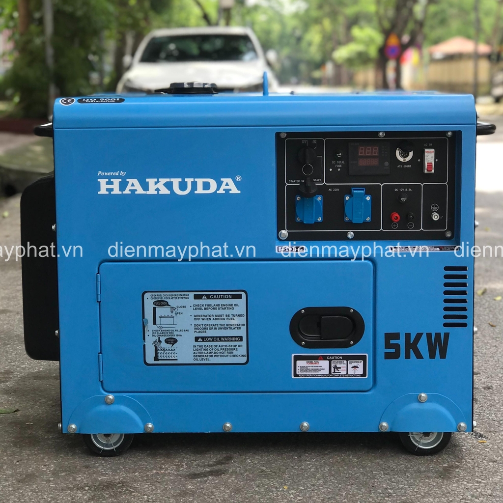 Máy phát điện chạy dầu HAKUDA HKD5000P1 5KW