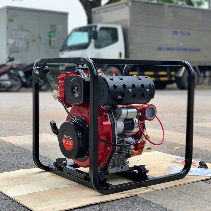 Máy bơm nước cứu hỏa chạy dầu HAKUDA HKD50DGE 4KW