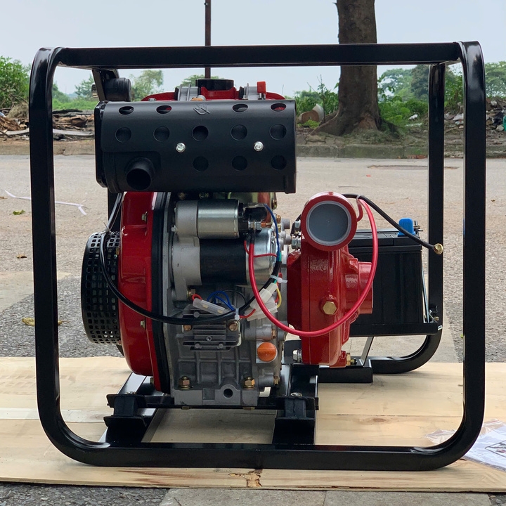 Máy bơm nước cứu hỏa chạy dầu HAKUDA HKD50DGE 4KW