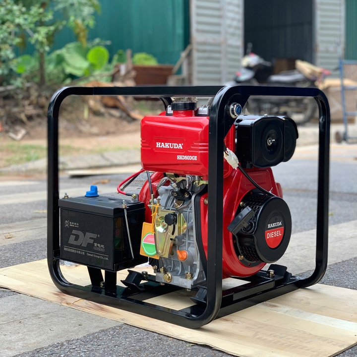 Máy bơm nước cứu hỏa chạy dầu HAKUDA HKD50DGE 4KW