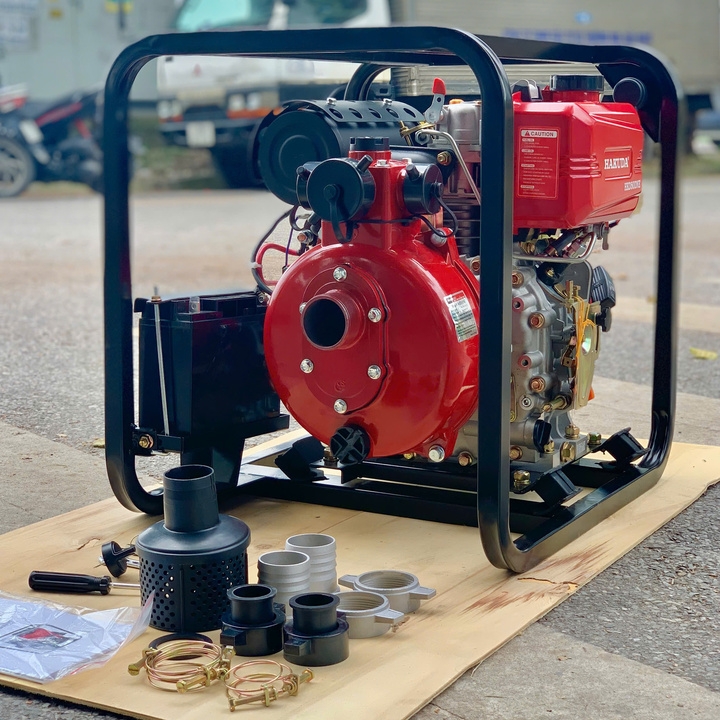 Máy bơm nước cứu hỏa chạy dầu HAKUDA HKD50DNE 4KW