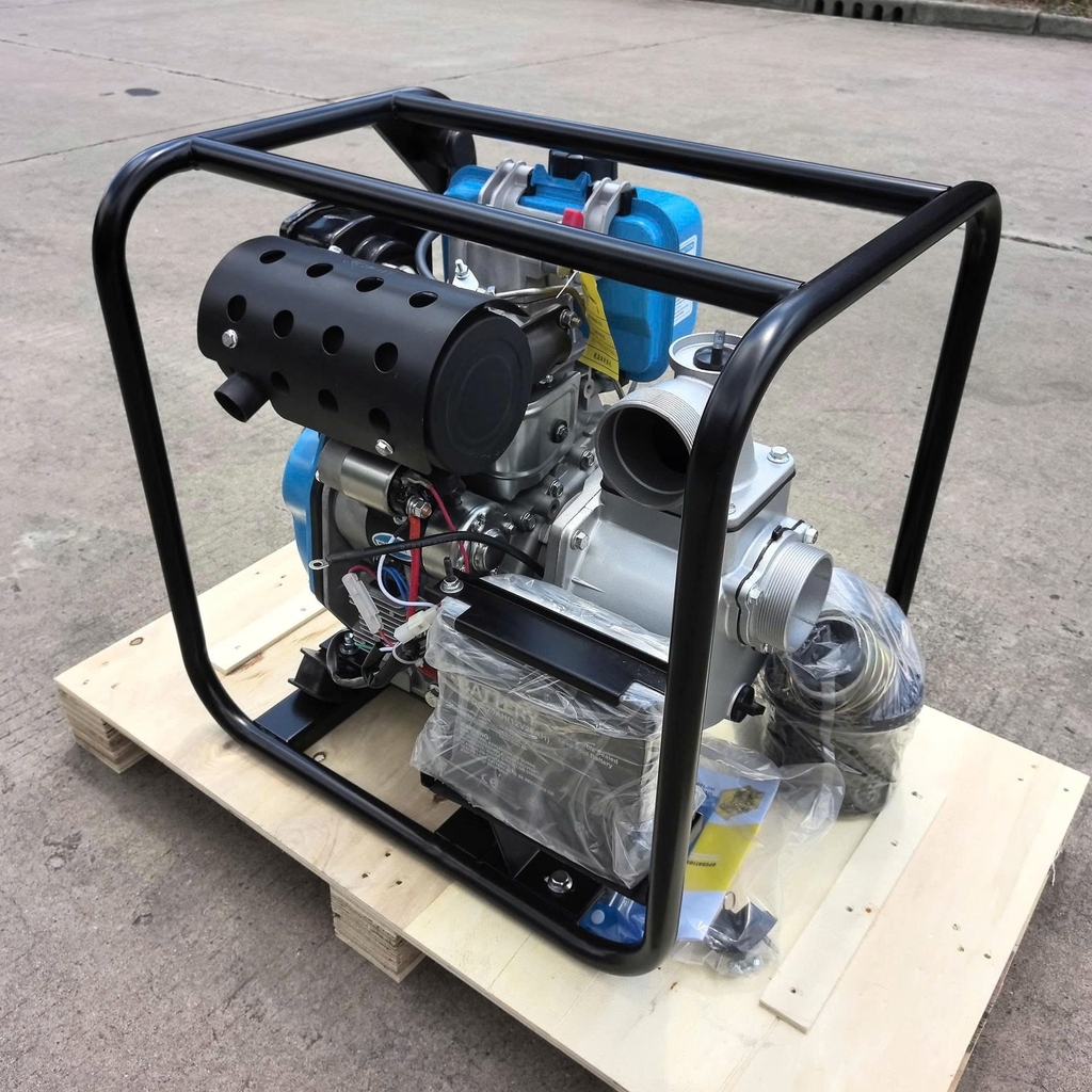 Máy bơm nước chạy dầu 4.5kW HAKUDA HKD4500MBN80E