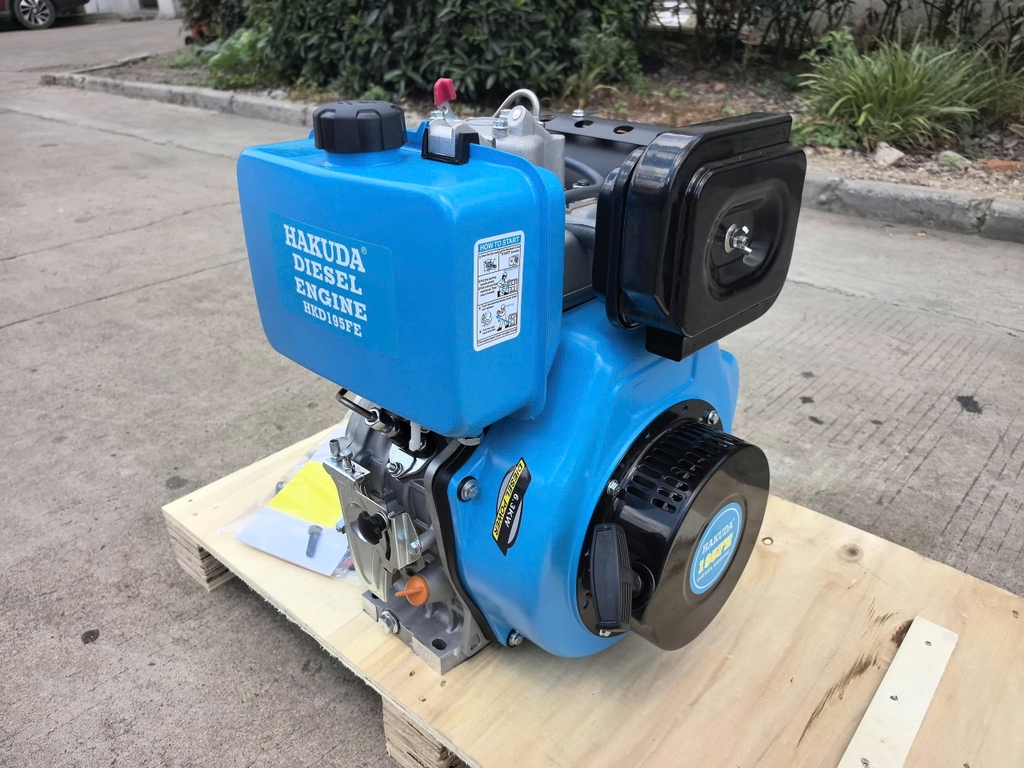 Động cơ dầu Hakuda HKD195FE 15HP có đề