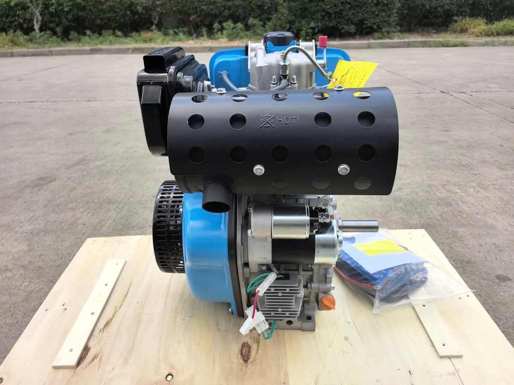 Động cơ dầu Hakuda HKD195FE 15HP có đề