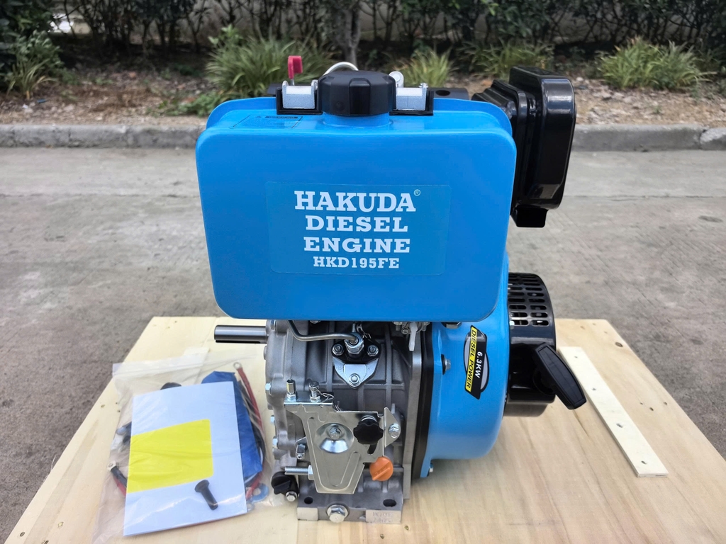 Động cơ dầu Hakuda HKD195FE 15HP có đề
